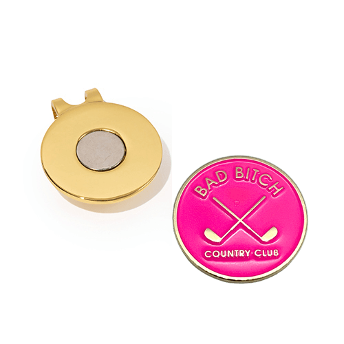 Bad Bitch Country Club Women's Golf Ball Marker