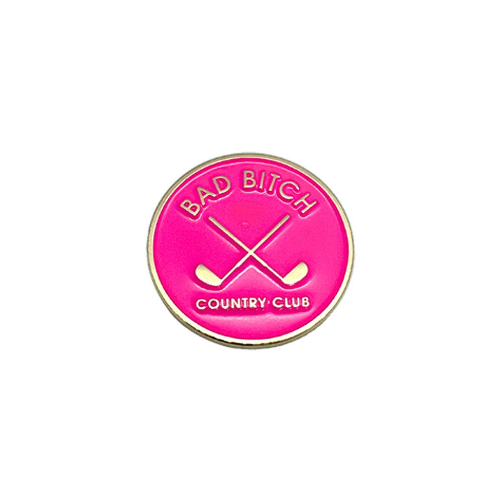 Bad Bitch Country Club Women's Golf Ball Marker