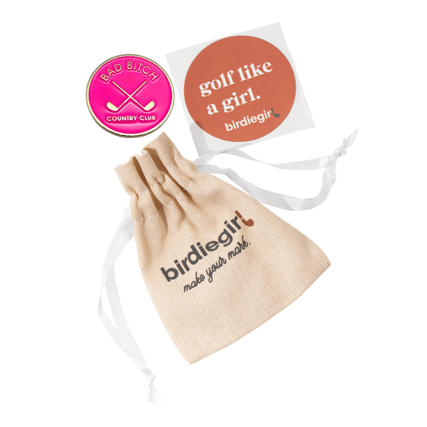 Bad Bitch Country Club Women's Golf Ball Marker