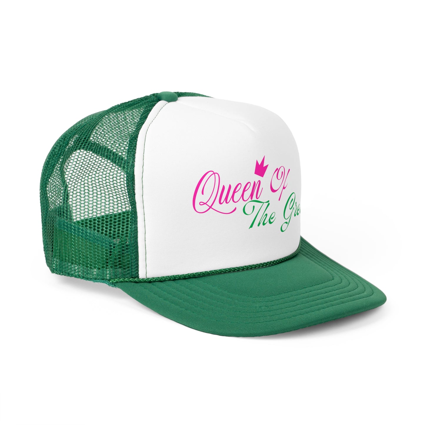 Queen of the Green Trucker Cap - Stylish Design