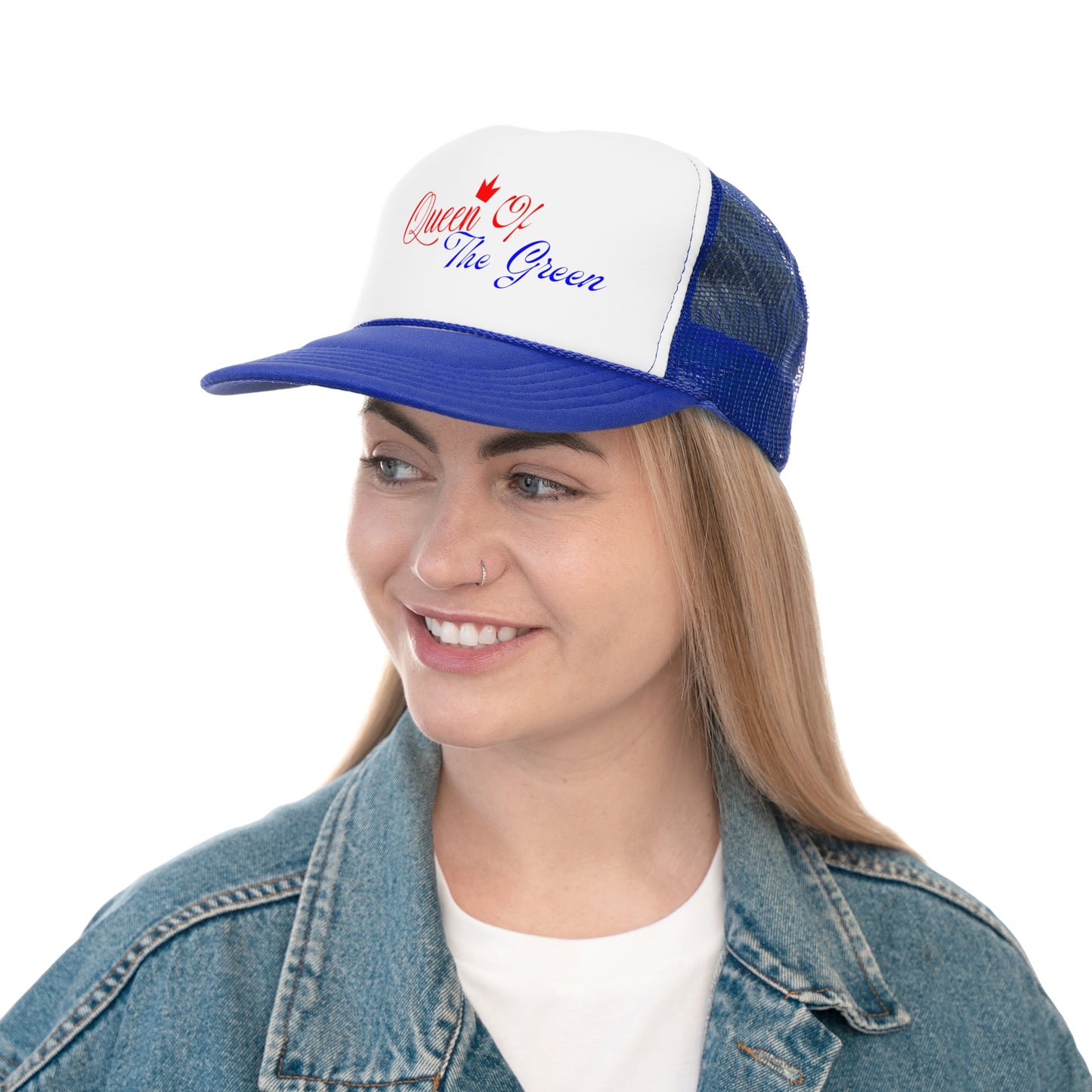 Queen of the Green Trucker Cap - Stylish Design