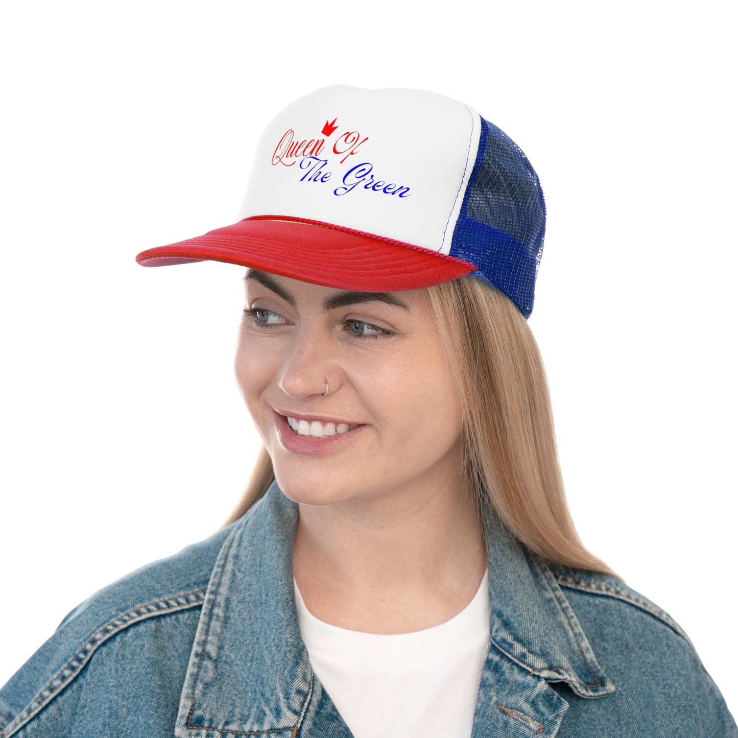 Queen of the Green Trucker Cap - Stylish Design