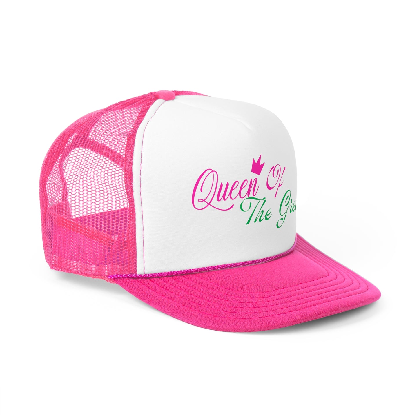 Queen of the Green Trucker Cap - Stylish Design